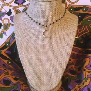 HANDMADE beaded moon choker🌙🌙